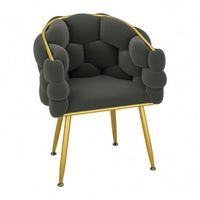 Fauteuil rose à motif floral, fauteuil d'appoint de luxe, chaises modernes de haute qualité, chaise de salon, chaise de loisirs pour la chambre de la fille, chaise de maquillage