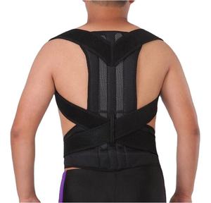 Correcteur de posture pour hommes et femmes, ceinture de correction de la bosse en néoprène respirant, soutien dorsal et claviculaire avec support d'épaule - Product Image 1