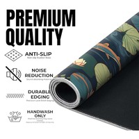 Tapis de Mahjong Épais, Silencieux, Antidérapant et Imperméable, Tendance Nationale Exclusive Transfrontalière Fortune 1-6, pour la Maison et les Salles de Jeu