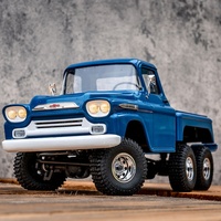 FMS 1:18 Escala Chevi Apache con Licencia 6X6 2.4G Radio Control Eléctrico RC Rock Crawler RTR 6WD