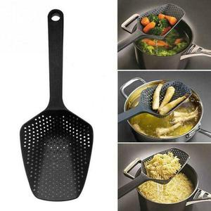 Tragbare Küchen suppe Löffel Sieb Bunte Pfanne Anti Verbrühung Skimmer Braten Lebensmittel Mesh Handy Multifunktion filter Löffel - Product Image 2