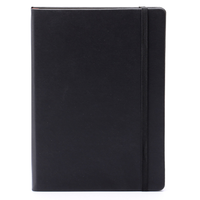 Cuaderno creativo de negocios, libro elástico, color sólido, simple, PU, diseño de bloc de notas de encuadernación, LOGOTIPO personalizado