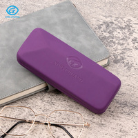 Boîte à lunettes de luxe avec logo personnalisé Boîte de rangement pour lunettes optiques Boîte d'emballage pour petites lunettes de soleil en cuir PU