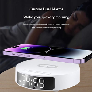 Wireless Charging Multi-functional 15W Wireless Charging Alarm Clock Is Suitable for Mobile Phone Wireless Chargers - Product Image 6
