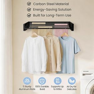 Hot Sale Heavy-Duty Metal Foldable <b>Hook</b> Creative Home Solution Wall-Mounted Bathroom Towel Clothes Drying Rack <b>Tools</b> Bags - Product Image 4