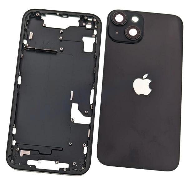 Black ABS Material Intermediate-Housing Chassis with Back Cover for 14 Mobile Phone