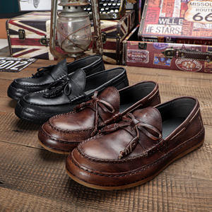 Mocasines de boda de negocios informales de cuero personalizados de alta calidad para hombres con un diseño elegante - Product Image 6