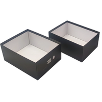 Prix négociable, boîte rigide personnalisable avec base carrée et couvercle à fermeture magnétique