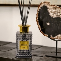 Ensemble cadeau diffuseur de parfum d'ambiance de luxe en gros, flacon en verre vide de 200 ml avec bouchon à vis