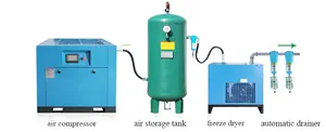 High Temperature 220V 60HZ Compressed Refrigerant 134A R410A Freeze Air Dryer For 20Hp Compressor