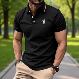 Polo en maille pour homme Halcyon Conture 180g Coupe classique Logo brodé sur le devant Séchage rapide Respirant Écologique - Product Image 2