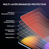 Film de protection d'écran en verre trempé 9H pour Honor Pad V9 9 GT Pro X8a 11 11.5 12.3 pouces Red Light Tablet Pad soulage les yeux