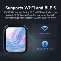 Carte de développement ESP32-C6-Touch-AMOLED-2.06 avec écran tactile capacitif de 1,83 pouces 240x284, puce de codec audio intégrée, prend en charge le Wi-Fi