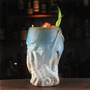Vaso Tiki Multifuncional Personalizado al por Mayor, Estilo Americano Clásico, Taza de Cerámica con Forma de <span class=keywords><strong>Pulpo</strong></span> para Café y Cócteles - Product Image 4