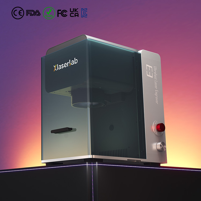 Xlaserlab E3 UV Laser Engraver 10000mm/s High Speed Industrial Grade for Stone Wood Leather with AI/DXF Support New