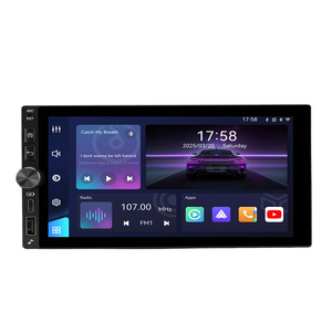 Reproductor Multimedia Universal para Auto Linux de 6.83 Pulgadas, Llamadas Manos Libres Bluetooth, Reproductor de Audio y Video con Mirror Link, Reproducción de MP3, <span class=keywords><strong>MP4</strong></span>, MP5 - Product Image 1