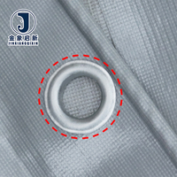 Bâche industrielle JX en tissu tissé enduit PVC, imperméable, résistante aux UV, autonettoyante, poids moyen, double face