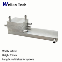 Plaque de refroidissement en cuivre 60*120mm pour dissipateur de chaleur de processeur, produit semi-conducteur