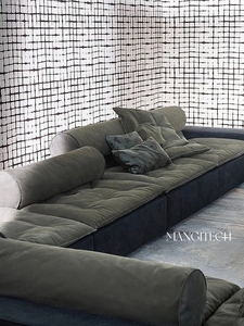 Mangitech ý <span class=keywords><strong>Miami</strong></span> sâu ngồi Modular <span class=keywords><strong>sofa</strong></span> cao cấp hiện đại vải cho kích thước lớn phòng khách cao cấp hiện đại biệt thự L hình dạng - Product Image 2