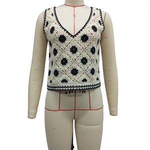 <span class=keywords><strong>Gilet</strong></span> sans manches en tricot pour femme, <span class=keywords><strong>été</strong></span> 2026, tricot, haut tube en tricot, <span class=keywords><strong>crochet</strong></span>, pull en tricot pour femme, pull en tricot pour femme - Product Image 2