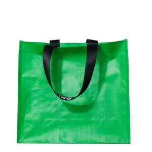 Reusable Good-looking PP Shopping Bags Laminated Eco PP Woven/non-woven shopping Bag with Custom Logo