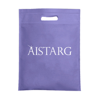Sacs de shopping personnalisés avec logo imprimé, en tissu non tissé spunbond, avec longues poignées d'épaule