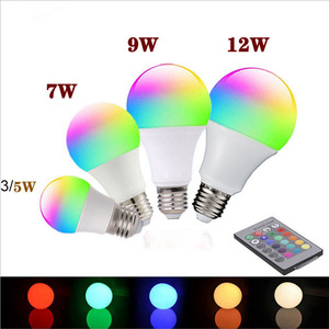 A50 A60 A65 A70 A80 3W 5W 9W 10W 15W điều khiển từ xa Bóng đèn LED thông minh CE ROHS EMC giấy chứng nhận RGB + CW + WW bóng đèn LED nhiều màu - Product Image 5