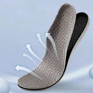 运动抗菌防臭透气吸汗舒适设计高弹性减震网布鞋垫