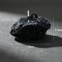 Oud Agarholz Duftende Sojabohnen-Wachsmischung Meteoritenförmige Handgemachte Kerzen Kreative Wohndekorationen Duftende Geschenke