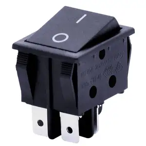 R-210-C5N-BBBB Factory Price Mini 16A 250VAC 4 Pin On-off Rocker Switch