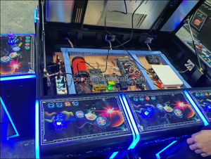 Machine de jeu d'arcade en acier inoxydable Offre Spéciale Garantie 1 an Poussoir à pièces Tir Fisherman <span class=keywords><strong>Club</strong></span> Plus Kit de jeu de poisson en anglais - Product Image 5