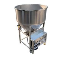 Mélangeur d'aliments 50 kg, mélangeurs d'aliments pour volailles, mélangeur et broyeur d'aliments pour poulets, petit mélangeur vertical automatique pour semences de volailles