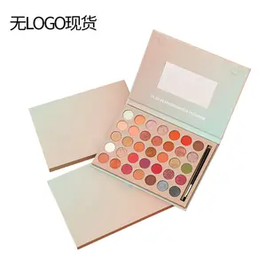 Trucco personalizzato No Logo XO Palette di ombretti 35 tonalità High Pigment Shimmer Pigment Matte Eyeshadow Glitter Powder OEM Base Makeup