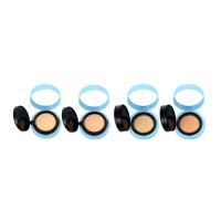 Kiss Beauty Hyaluronic Acid Cushion Foundation Poudre Visage Sans Huile Waterproof Correcteur Lisse Mat 7.5g Plus 15g