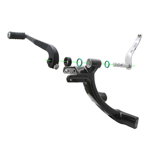 Kit de commande avant étendu avec repose-pieds Defiance pour Harley Softail <span class=keywords><strong>M8</strong></span> Low Rider FXLR FXLRS <span class=keywords><strong>Street</strong></span> <span class=keywords><strong>Bob</strong></span> 2018-2024 Noir - Product Image 3