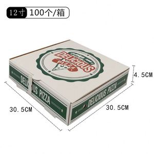 Caja de Pizza Ecológica Personalizada en Forma de Barco, Paquete Familiar, Cajas Desechables para Alimentos, Tazones, Empaque para Hamburguesas - Product Image 5