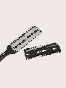 <span class=keywords><strong>Pettine</strong></span> per Acconciature Wanmei con Lama, Testa Rotonda, Doppio Lato, Design con Manico ad Arco per Rasatura Maschile, <span class=keywords><strong>Pettine</strong></span>-<span class=keywords><strong>Rasoio</strong></span> per Taglio <span class=keywords><strong>Capelli</strong></span> - Product Image 5