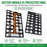 Panneau PS thermoformé sur mesure pour module de batterie de stockage d'énergie, plaque de protection pour pack de batterie de véhicule électrique, OEM