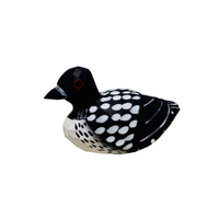 Ensemble de jouets d'animaux en bois sculpté, canard, jouet éducatif préscolaire pour enfants