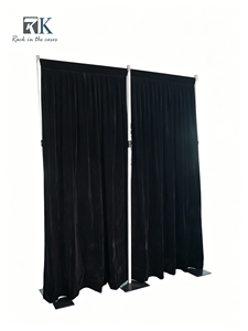 High Quality Wedding Background Aluminum Pipe and Drape Kit Backdrop for Trade show Booth Wedding Decor - Product Image 1