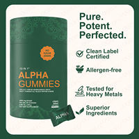Gummies Alpha Shilajit Énergie Instantanée 4000mg Shilajit de l'Himalaya Sans Sucre Végétarien pour Hommes 60 Gummies – Vente Chaude OEM