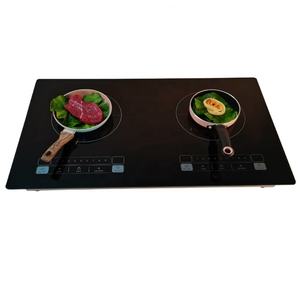 New Model Logo Induction Inverter Cooktop Dual Burner Induction Stove OEM Slide Control Induction <b>Cooker</b> - Product Image 1