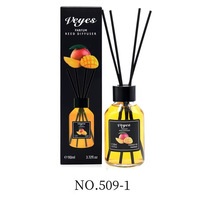 Diffuseur à bâtonnets ScentofVenus sans flamme en verre, parfum fruité-floral, pièce décorative d'intérieur, durée 30-60 jours, vente en gros, commerce extérieur