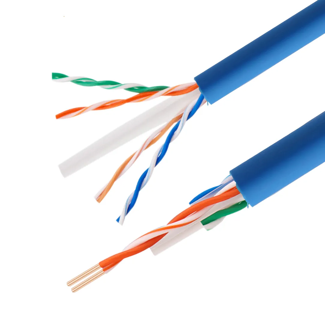 สายเคเบิ้ล Cat5 CAT6เครือข่ายแลนในร่มสาย Ethernet Cat 6 UTP สายม้วน305เมตร