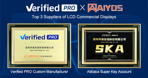 Aiyos 55 inch màn hình cảm ứng LCD quảng cáo ngoài trời Totem <span class=keywords><strong>kiosk</strong></span> CMS phần mềm LED hiển thị kỹ thuật số biển và hiển thị - Product Image 5