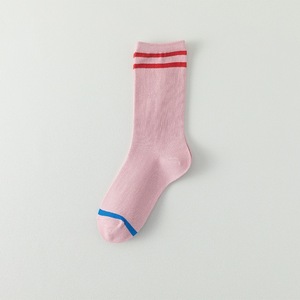 New Spring Autumn Thin Women <b>Socks</b> Ins Fashion Korean Japanese Retro <b>Long</b> Cotton Mid Calf <b>Socks</b> Wholesale - Product Image 4