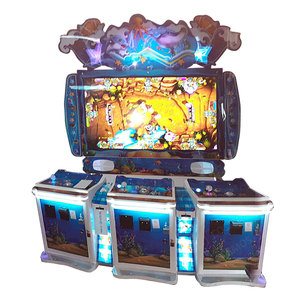 Đứng Lên 4 Người Chơi 55 60 Inch Video Arcade Cá Hunter Máy Đồng Tiền Hoạt Động Trò Chơi Sấm Rồng Cá Trò Chơi Bảng - Product Image 6