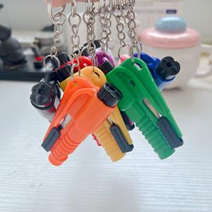 <span class=keywords><strong>Kit</strong></span> d'outils d'autodéfense pour femmes, fournitures, marteau de sécurité automobile, sifflet d'urgence automobile, brise-vitre, porte-clés, coupe-ceinture de sécurité, porte-clés - Product Image 6