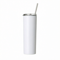 Gobelet isotherme en acier inoxydable pour sublimation, modèle Skinnies Blanks, droit, 2000 ml, anti-fuite, pour cadeaux en gros