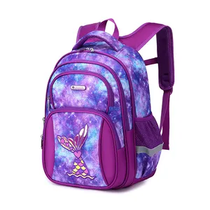 Wholesale Kids Cartoon School Backpacks Bag Waterproof Nylon Primary Student Mochilas School Bag